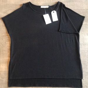 Black rag and bone lightweight sweater tunic